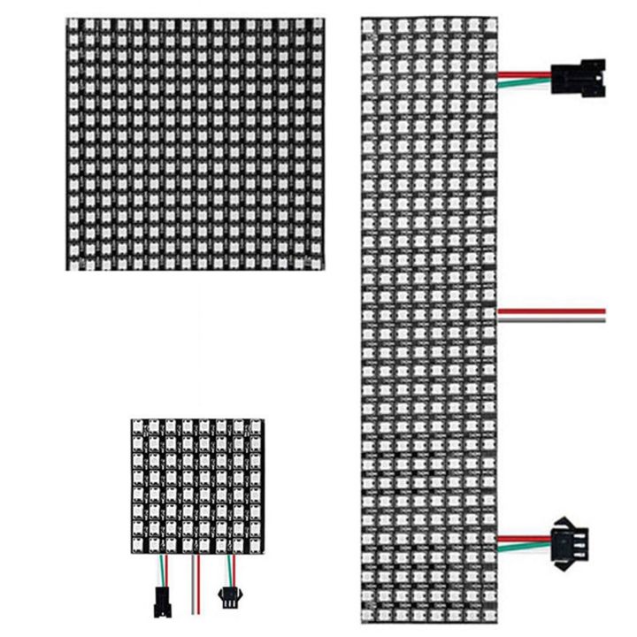 DC5V%20WS2812B%20Individually%20Addressable%20Led%20Panel%20Module%208X8%208X32%2016X16%20Small%20Screen%20Matrix%20Pixel%20Flexible%20Bending%203Pin%20Connection%20-%20Image%202