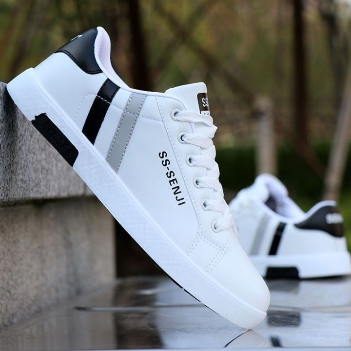 Men's Summer2023New White Shoes Men's Korean-Style Casual White