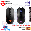 Fantech X16 v2 THOR II ▎ DXT X16 ( Low Price) Macro Chroma Running RGB Gaming Mouse. 