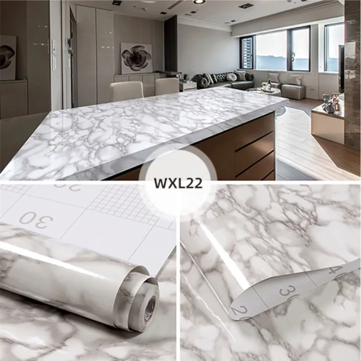 Marble%20Self%20Adhesive%20Wallpaper%20Roll%20Wall%20Stickers%20Decorative%20Vinyl%20Paper%20Kitchen%20Table%20Living%20Room%20Bathroom%20Decal%20Furniture%20Film%20-%20Image%204