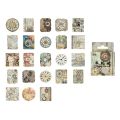 46 s/packVintage clock Stickers Creativity Sealing Sticker Adhesive DIY Diary Album Scrapbooking Material. 