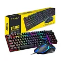 RGB T-Wolf Mechanical Feel Gaming keyboard and Mouse Tf200- High Quality Backlight LED  Gaming Keyboard Usb Ergon. 