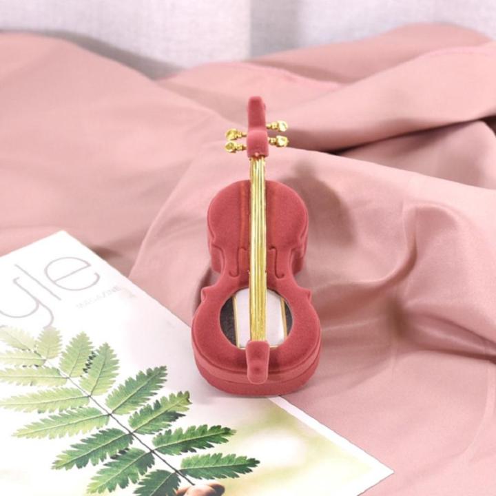 Organizer%20Jewelry%20box%20Practical%20Storage%20Flocking%20Violin%20necklace%20Mini%20Women's%20Earrings%20display%20case%20for%20Home%20decor%20Travel%20-%20Image%207
