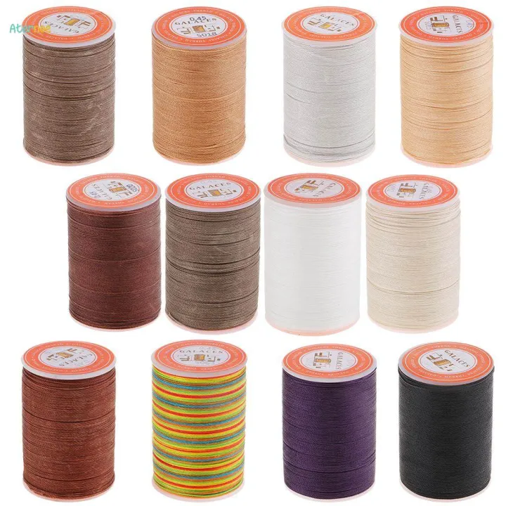0.45mm%20Leather%20Craft%20Sewing%20Hand%20Round%20waxed%20String%20Thread%20-%20Image%206