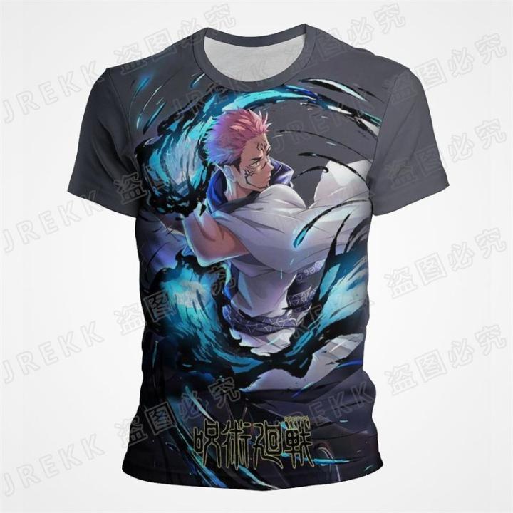 JJK%20jujutsu%20Kaisen%20Gojo%20Satoru%20printed%20Mens%20T%20shirt%20fashion%20anime%20short%20sleeve%20Japanese%20o-neck%20plus%20size%20male%20T-shirt%20summer%20top%20-%20Image%207