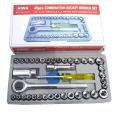 40 Pcs Tool Kit (Including Box) Combination Socket Wrench Set. 