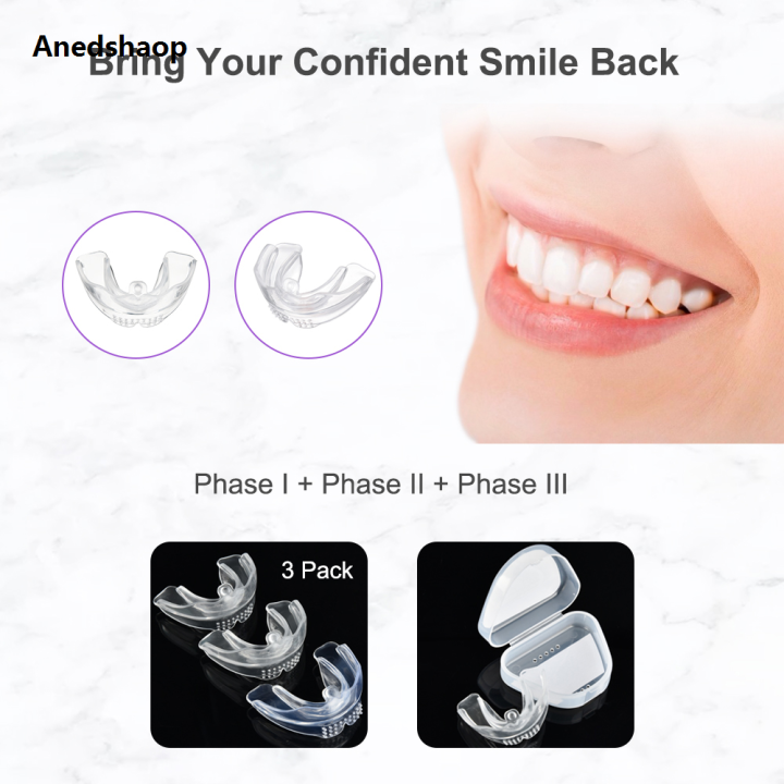 Anedshaop 3 Stages Dental Orthodontic Teeth Corrector Braces Invisible ...