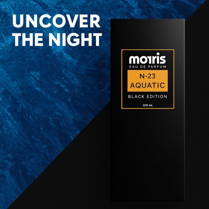 Morris%20N%C2%B023%20Aquatic%20Black%20Edition%20Eau%20De%20Parfum%20100ml%20%E2%80%93%20Long%20Lasting%20Fresh%20Fragrance%20-%20Image%204