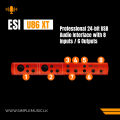 ESI U86 XT Professional 24-bit USB Recording Interface Sound Card with 8 Inputs / 6 Outputs. 