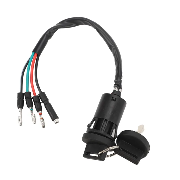ATV%20Ignition%20Switch%20Key%20Ignition%20Starter%20Switch%20Professional%204%20Wire%20Sensitive%20for%20FourTrax%20125%201985%20To%201986%20-%20Image%202