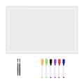 Office Desk Clear Acrylic Writing Board Tabletop Memo Message Daily Planner Board Practice Whiteboard. 