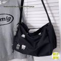 Messenger Bag Versatile Handheld Travel Bag Japanese Girl South Korea Trend ins Large Capacity Men's Gym Bag Sports Style. 