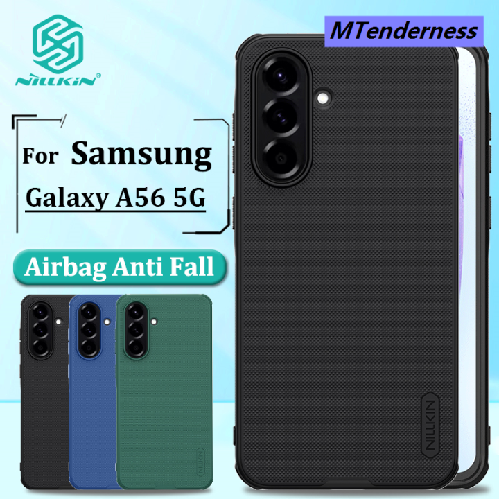 MTenderness%20Nillkin%20Hard%20PC%20+%20TPU%20Case%20for%20Samsung%20Galaxy%20A56%205G%20Phone%20Cases%20Luxury%20Frosted%20PC%20+%20TPU%20Hard%20Protection%20Back%20Cover%20-%20Image%202