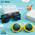 OQ BOGA 9 Colors Unisex Cute Bear Frame Anti UV Kids Sunglasses Children Outdoor Eye Protection Full Rim Sun Glasses. 