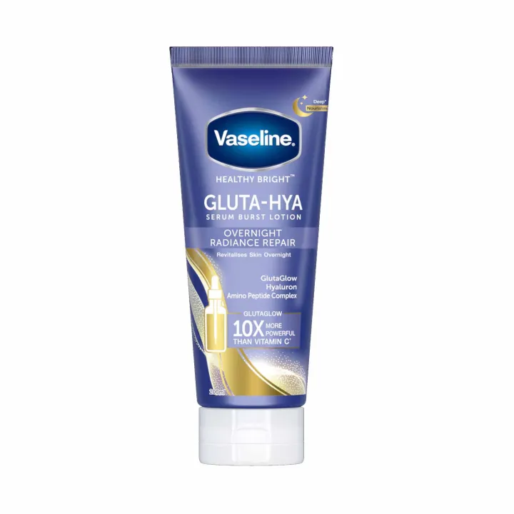 Vaseline%C2%AE%20Gluta-Hya%20Serum%20Burst%20Lotion%20Overnight%20Radiance%20Repair%20180ml%20-%20Image%203