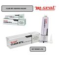 Hi temp rtv clear silicone sealant gasket maker car van bus engine bike seal heat hot leak 25g. 