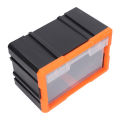 Electronic Component Storage Box PVC Practical Versatile Non Breakable Parts Storage Box Securely Stackable for DIY Tool Bits. 