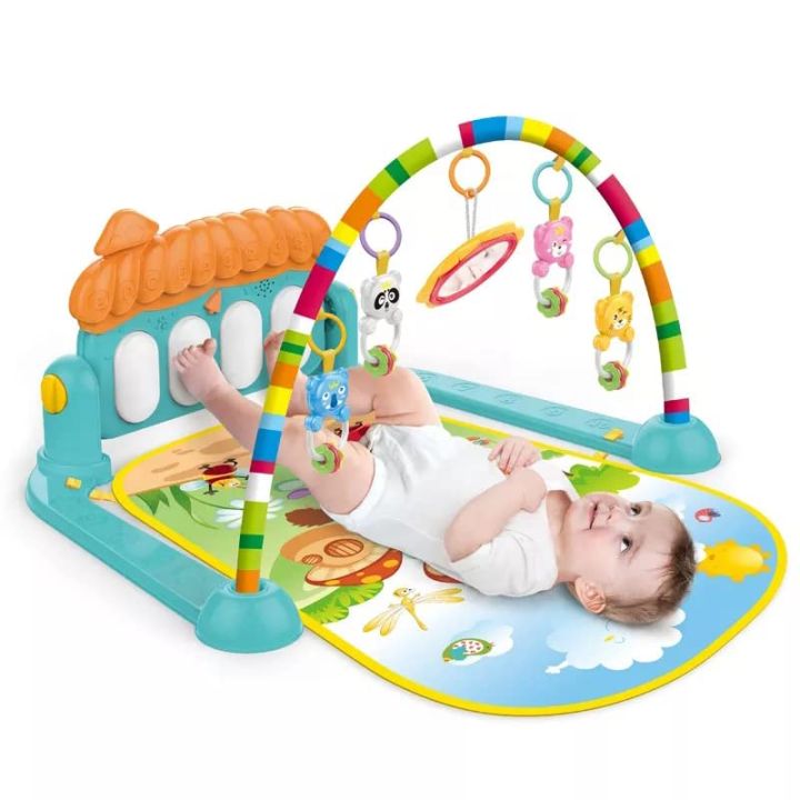 Newborn Baby Play Gym Piano Fitness Rack Mat 5 in One Daraz.lk