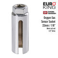 Gas Oxygen Sensor Socket Wrench 22mm - 7/8", CR-V, 8mm cut-out, 1/2" drive. 