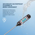 Food Cooking Thermometer,Long Probe Digital Meat Thermometer. 