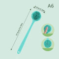 Silicone Back Brush, Long Handle Body Brush, Lightweight And Easy To Hold Shower Brush For Skin Cleansing Exfoliation. 