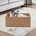 Cat Scratch Box Sofa Furniture Protection for Kitten Reversible Scratcher. 