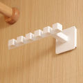 6 Hooks Hat Holder L Shaped Storage Rack Wall Mount Hat Belt Organizer Hooks Maoxiu. 