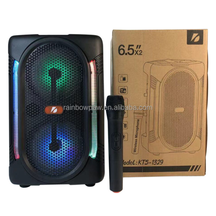 wireless%20portable%20Bluetooth%20KTS-1329%20speaker%20with%20led%20colorful%20light%20karaoke%20Videoke%20function%20speaker%20FREE%20WIRELESS%20MICROPHONE%20AND%20REMOTE%20-%20Image%203