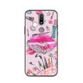 Durable Rotatable stand Phone Case For Nokia 2.4 cute Fashion Design Anti-knock protective TPU Simplicity Dirt-resistant. 