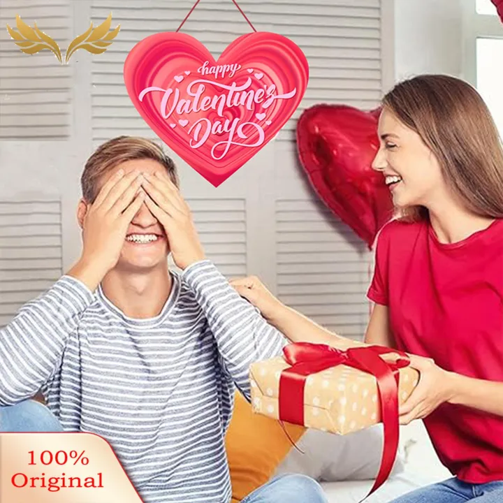 SuperRide%20Valentine%20Day%20Door%20Decoration%20Valentine's%20Day%20Door%20Sign%20Romantic%20Front%20Door%20Hanging%20Ornament%20with%20Red%20Heart%20Pattern%20Happy%20Valentine's%20Day%20Letter%20Printed%20Wall%20Wreath%20Decor%2014%20February%20Decoration%20Love%20-%20Image%208