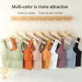 Thermal Summer New Style Breathable Inner and Outer Wear Vest Women No Steel Ring Gather Sports Underwear Sport Bra Workout Top. 