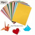 New A4 Origami Paper 10 Colors Random Multipurpose Printer Paper Copy Paper. 