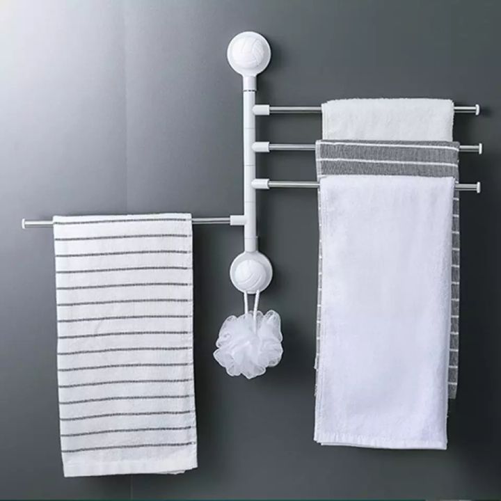 Punching-free%20Towel%20Rack%20360%20Degree%20Rotating%20Towel%20Rack%20Bathroom%20Household%20Towel%20Rod%20Towel%20Rack%20Rotating%20Bathroom%20Kitchen%20Cabinet%20Towel%20Rack%20Shelf%20Towel%20Bar%20Hanging%20Holder%20-%20Image%203