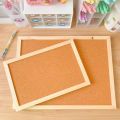 Multipurpose Double-sided Cork Notice Board Wall Hanging Thickened Photo Display Board DIY Message Boards Photo Background. 