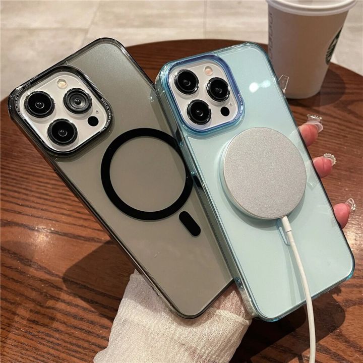 HOCE%20Clear%20HD%20Glass%20Magnetic%20Phone%20Cases%20For%20iPhone%2013%2014%2015%20Pro%20Max%2014%2015%20Plus%20MagSafe%20Case%20PC%20Hard%20Transparent%20Back%20Cover%20-%20Image%207