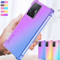 for Xiaomi Mi 11T 5G-Xiaomi Mi 11T Pro 5G Phone Cases Soft TPU Silicone Shockproof Airbag Clear Gradient Protective Back Covers Skin. 