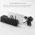 MSR90 USB Magnetic Strip Card Reading Machine Card Reader Stripe 3 Tracks Mini Mag Hi-Co Swiper for USB PC. 