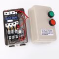 Magnetic Electric Motor Starter Control 7.5KW 3 Phase 380V Magnetic Starter Motor Control for Air Compressor. 