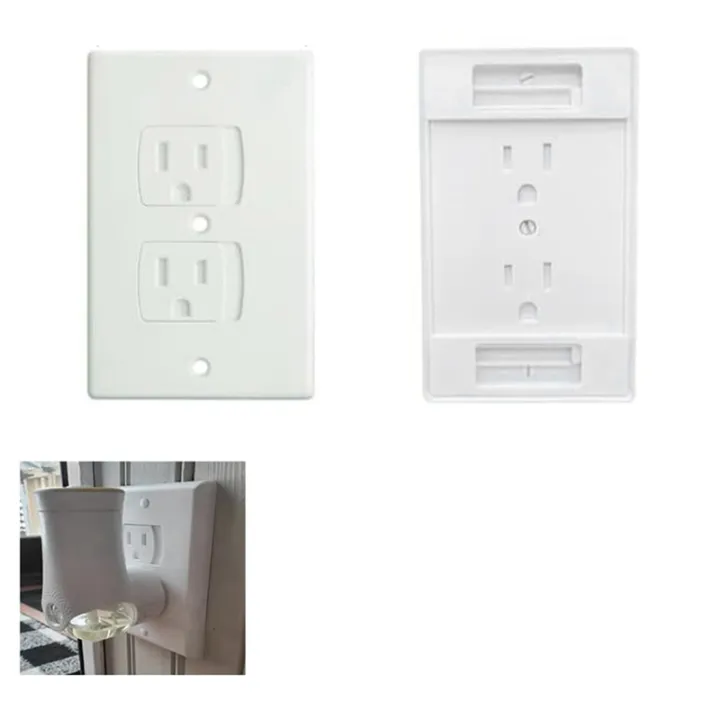 Self-Closing%20Socket%20Cover,%20White%20Safety%20Wall%20Electrical%20Socket,%20Matching%20Screws,%20for%20Baby%20Protection.%20-%20Image%204
