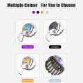 Mini Kn-ife Folding Fruit Kn-ife Keychain Outdoor EDC Tool Keychain Round Coin Screwdriver Stainless Steel. 
