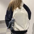 Men's Backpack Schoolbag Junior School Backpack Trendy Cool Simple Large Capacity College Student Travel Bag Female High School Student ins. 