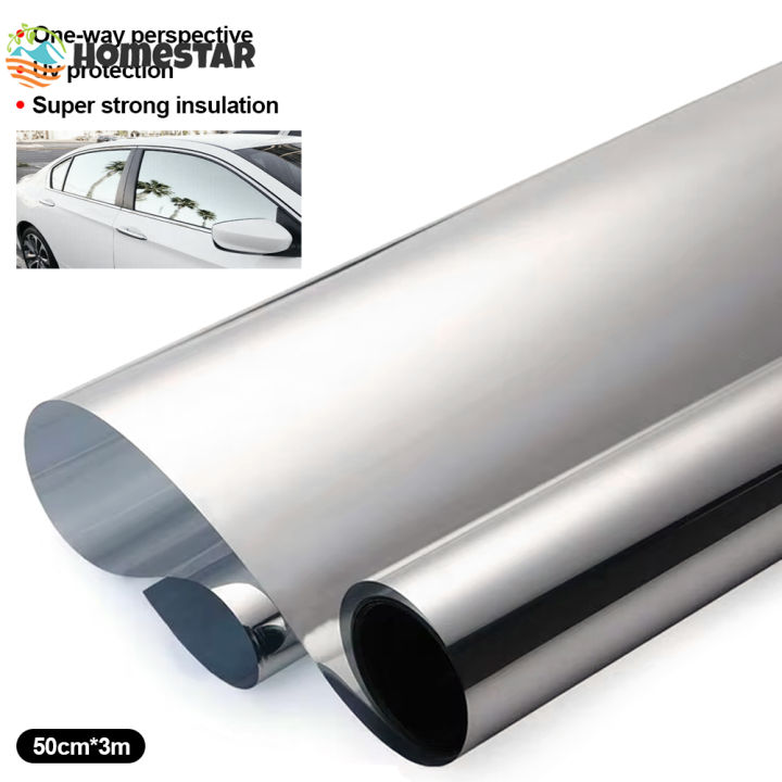 AUXITO 20x10FT Silver Chrome Mirror Window Tint Film – For Car/Home/Office