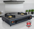 Gas Cooker Double Burner Non-Stick Coated. 