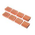 TEUCER 8pcs Graphics Memory Heat Sink Pure Copper Heat Sink For Motherboard Graphics Card Sound Card Chip Small Heatsink. 