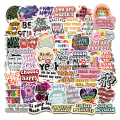 20/40/60 pcs of Motivational Quotes Sentences Phrases Stickers Fridge Laptop. 