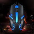 Professional 5500 DPI Gaming Mouse 2 Buttons LED Optical Business Mouse USB Wired Mice Ergonomic for Computer PC Laptop. 