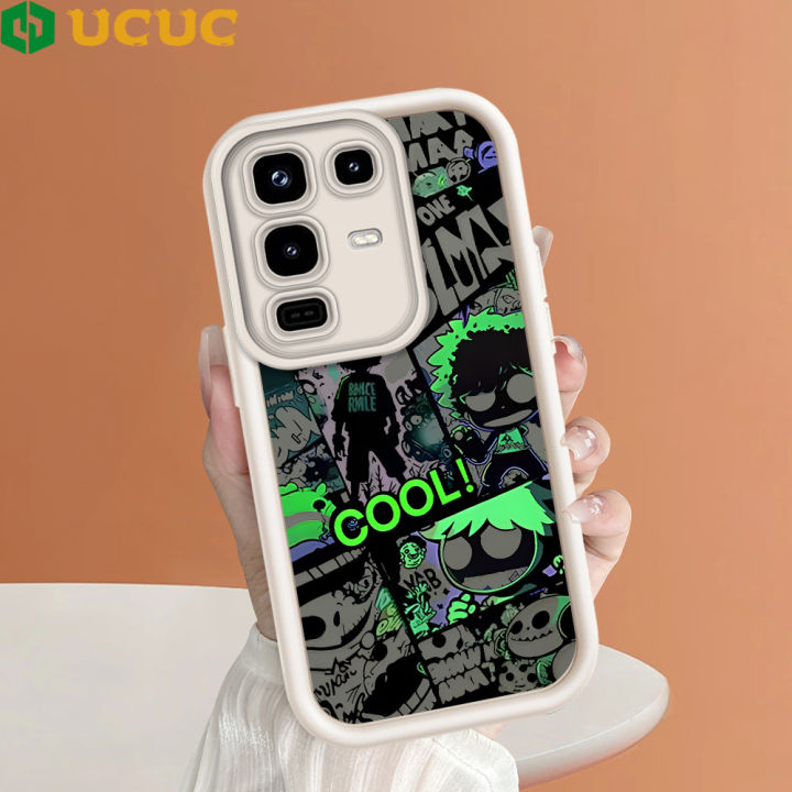 UCUC for Infinix Note 50 4G Note 50 Pro 4G Back Cover Dark Illustration Soft Silicone Square Ladder Phone Case