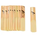 Alto Trombone Copper Mouthpiece Mouth Piece 6.5AL Gold with 10Pcs Alto Saxophone Sax Reeds Classic Alto Reed. 