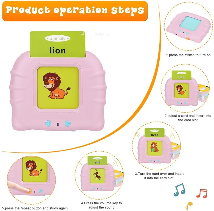 Flash%20Card%20Early%20Learning%20Device-%20Talking%20Toy%20Words%20Card%20Reading%20Learning%20Machine%20for%20Kids,%20112%20Cards%20224%20Words,%20Re-Chargeable%20Education%20Machine%20with%20Sound%20Effects%20for%20Kids%20-%20Image%204