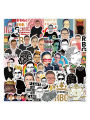 【Exclusive Offer】50Pcs Feminist Ruth Bader Ginsburg Stickers RBG Famous Quote Decals For Laptop Phone Moto Car Bicycle Luggage Stationery Sticker. 